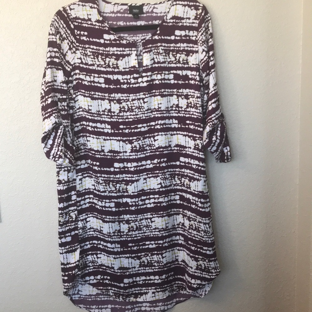 Purple work dress